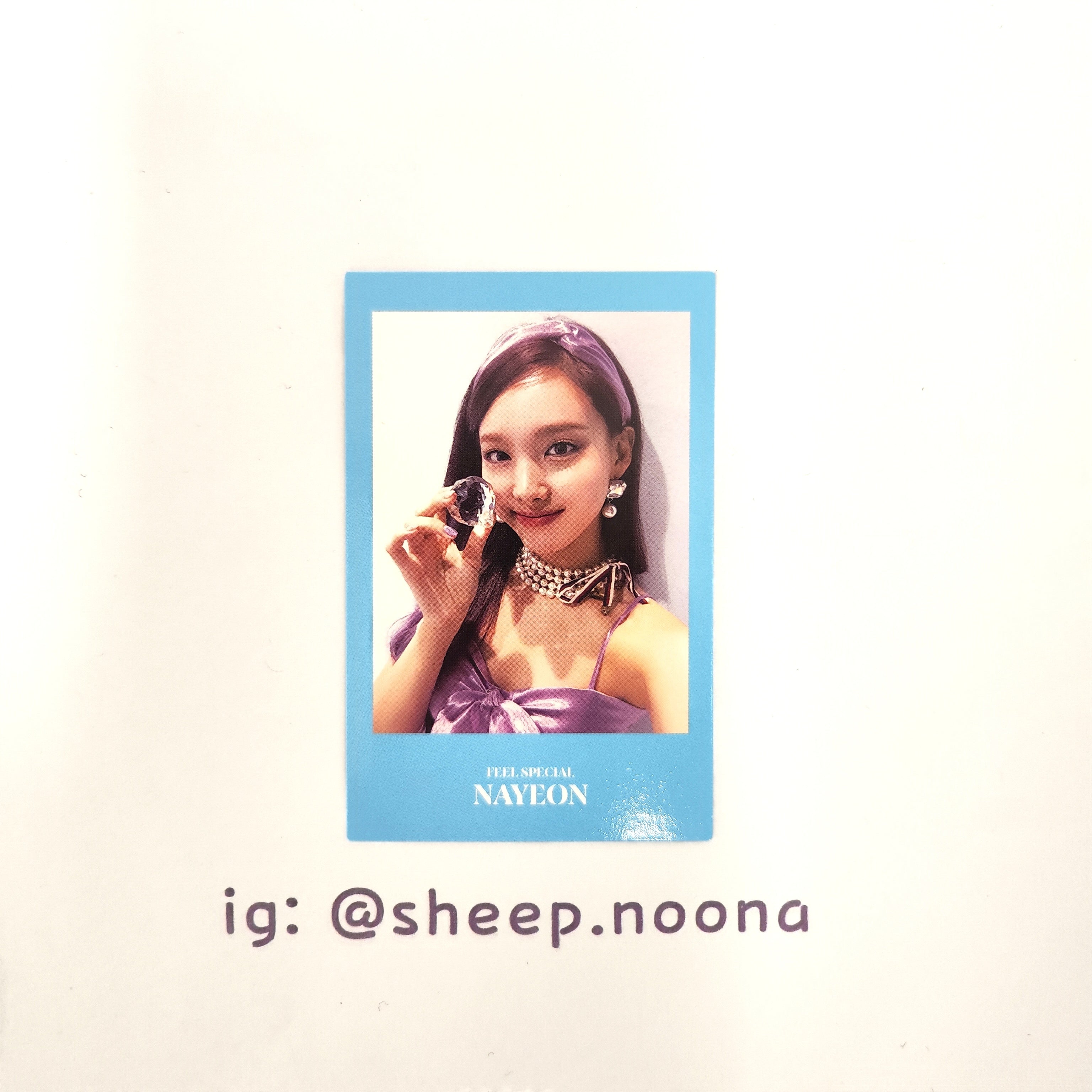 Photocard Nayeon Twice