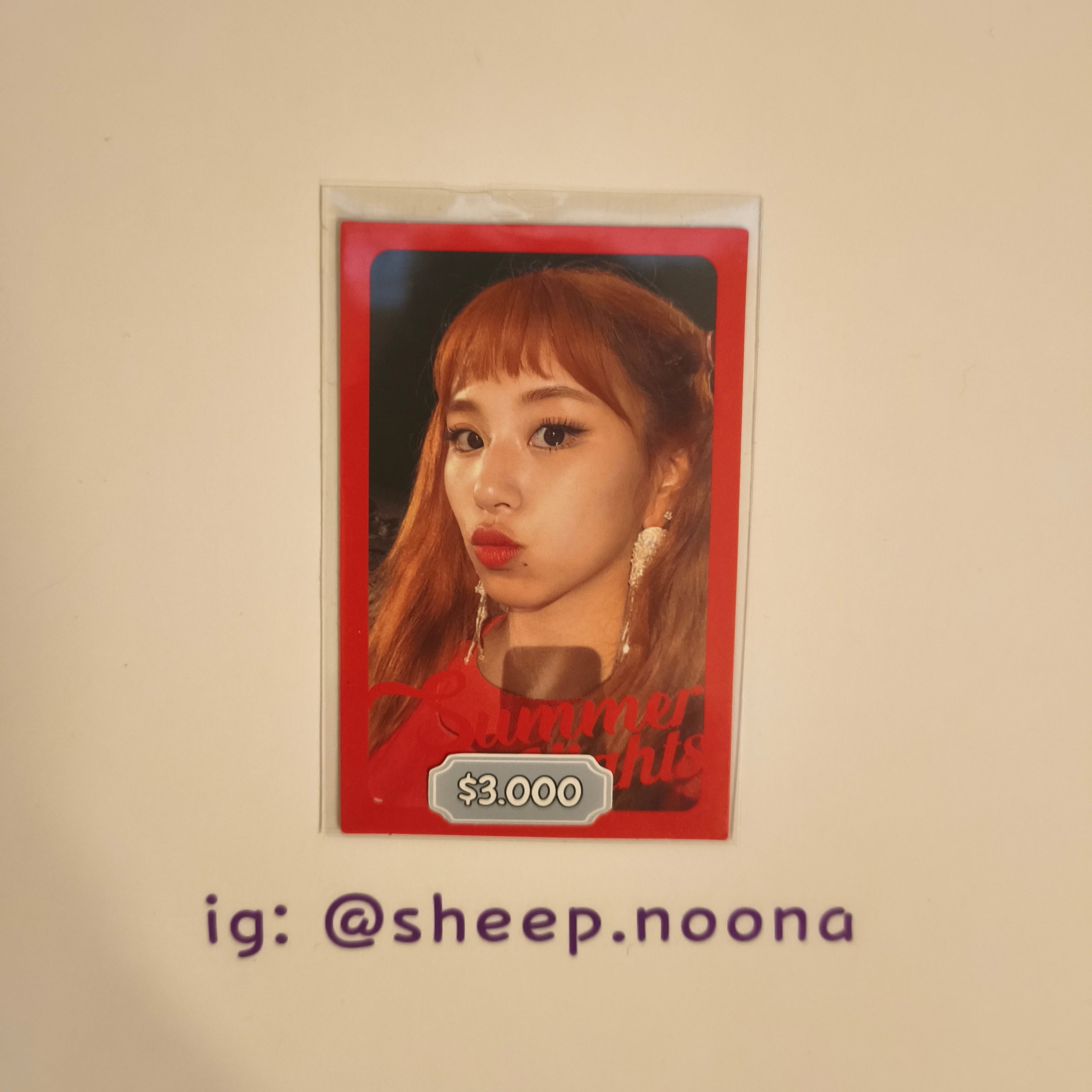 Photocards Chaeyoung Twice