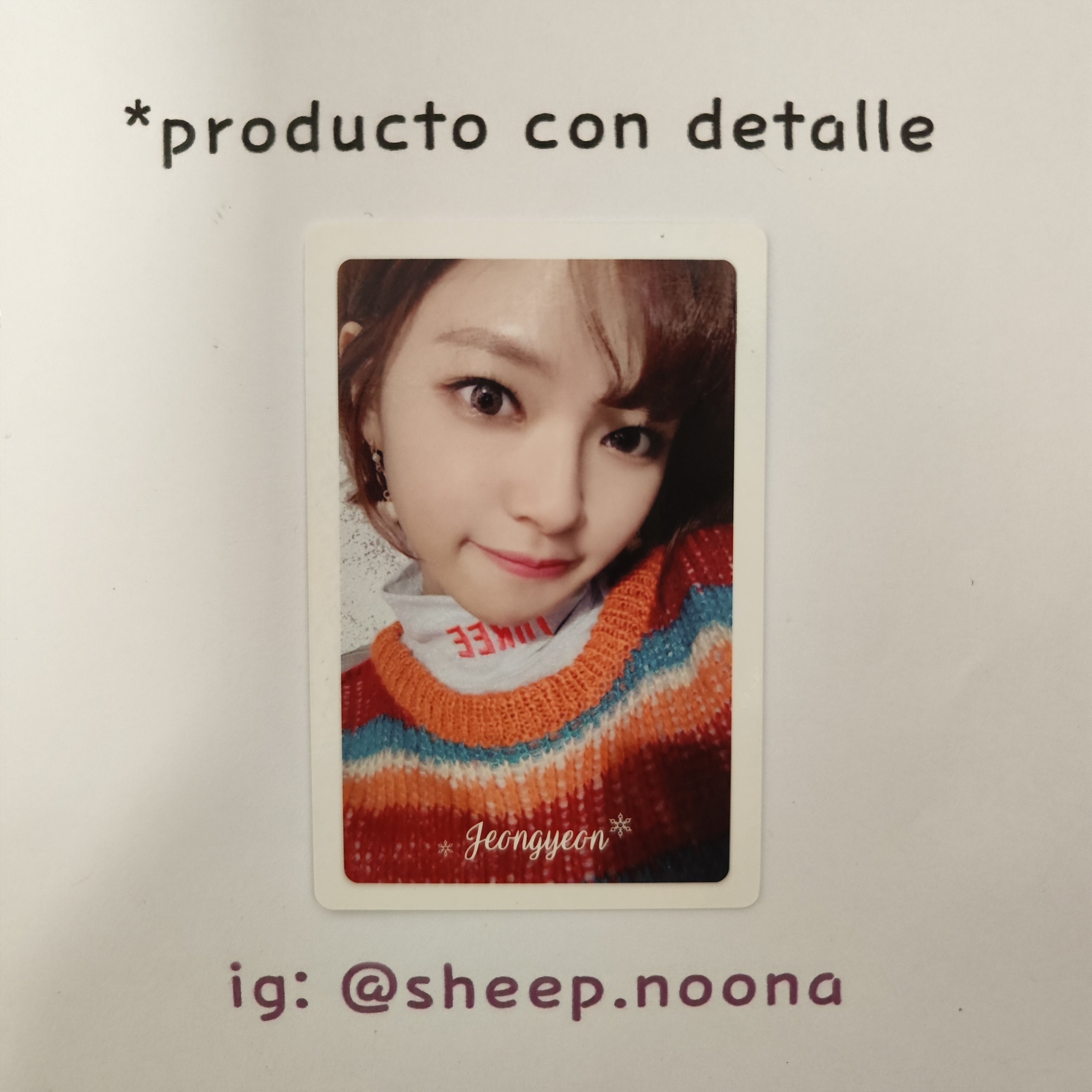 Photocards Jeongyeon Twice