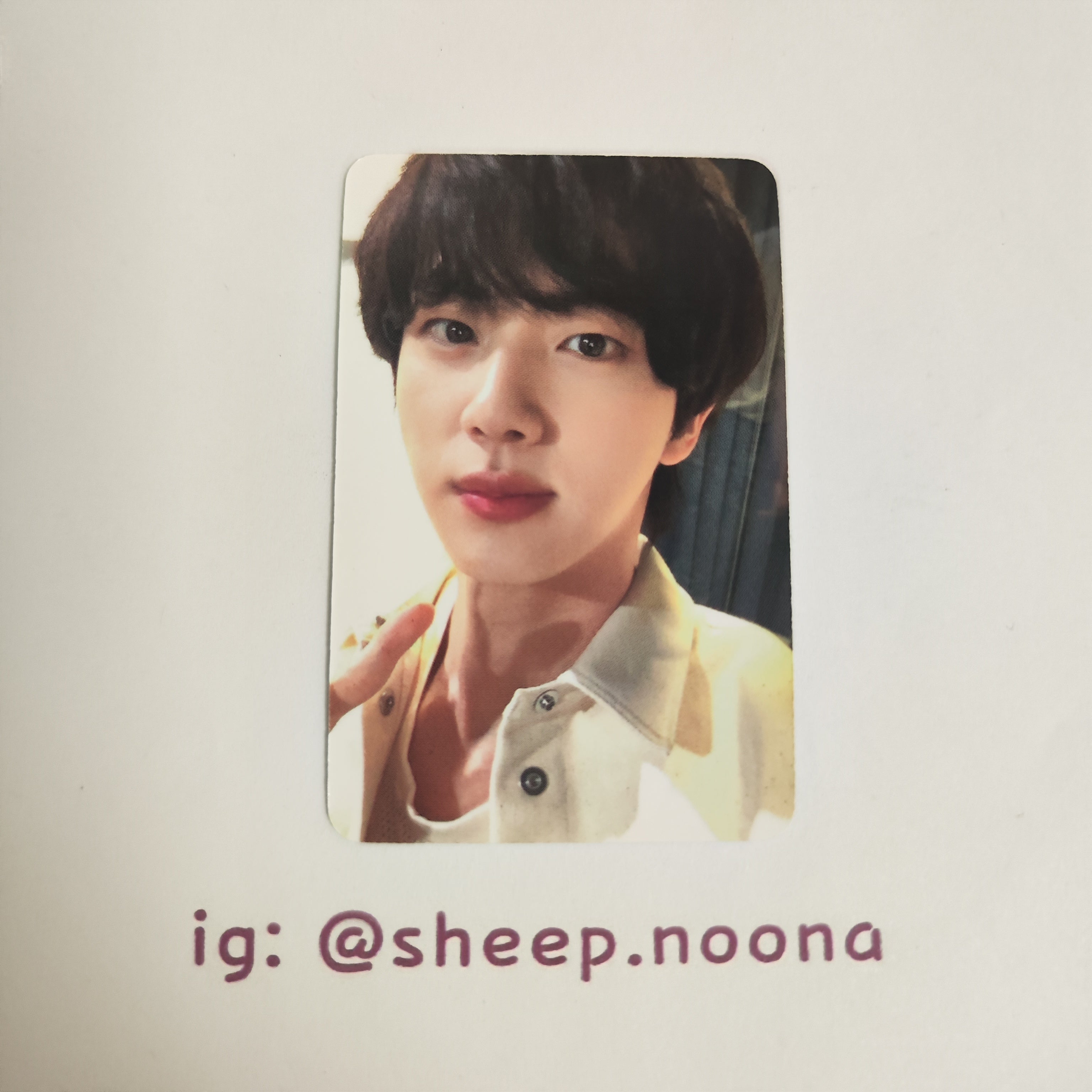 Photocards Jin BTS