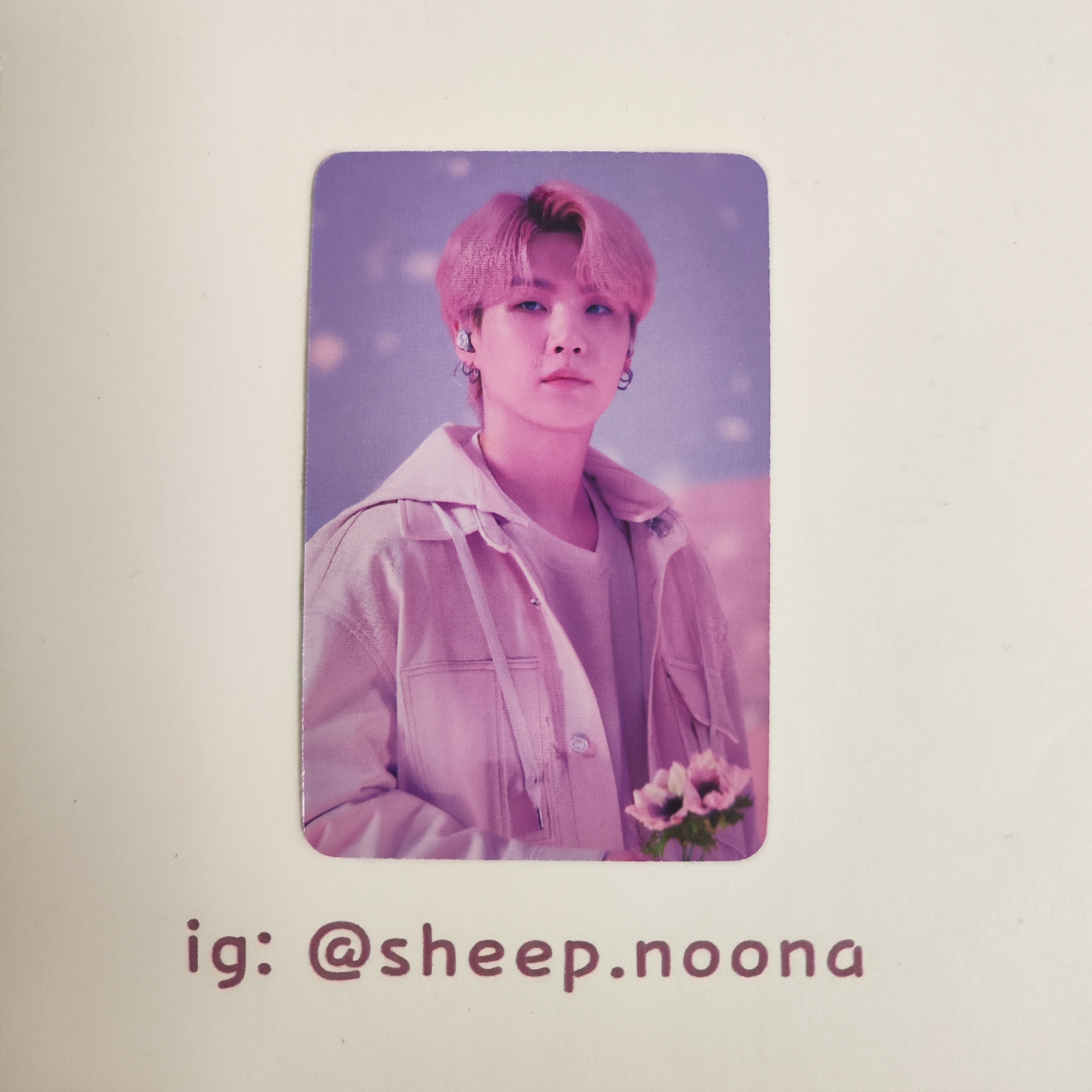 Photocards Suga BTS