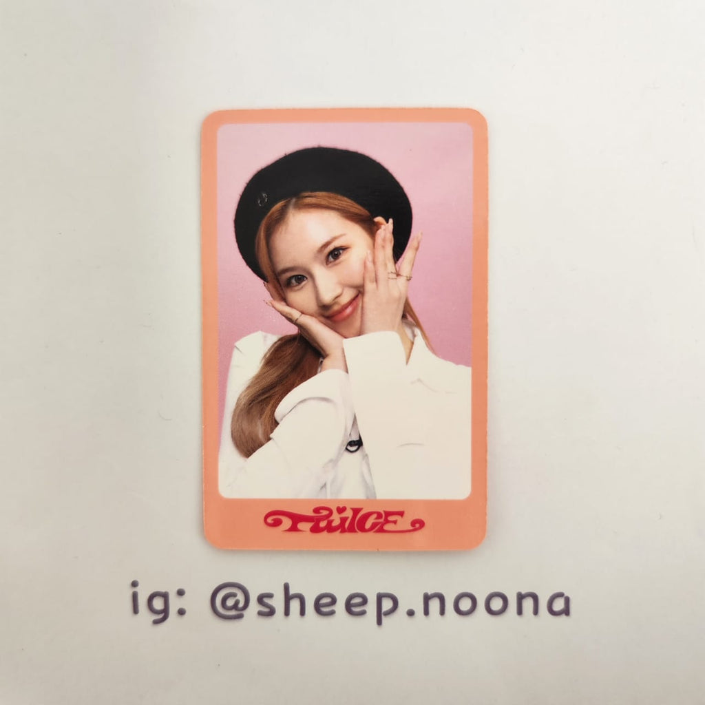Photocard Sana Twice