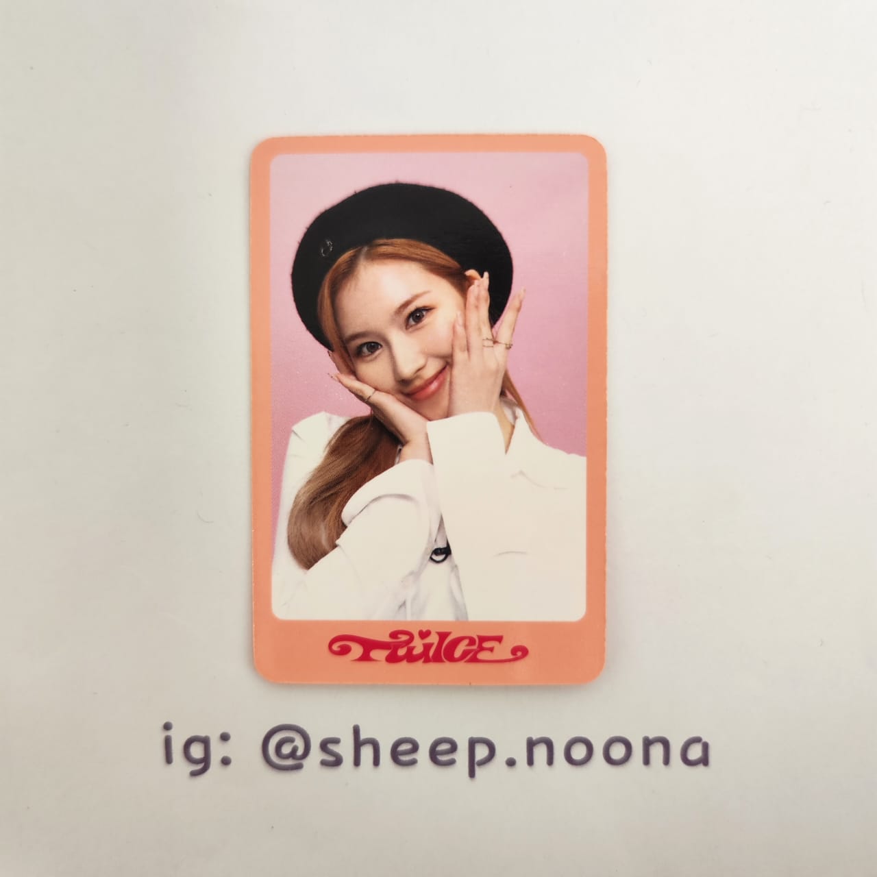 Photocard Sana Twice