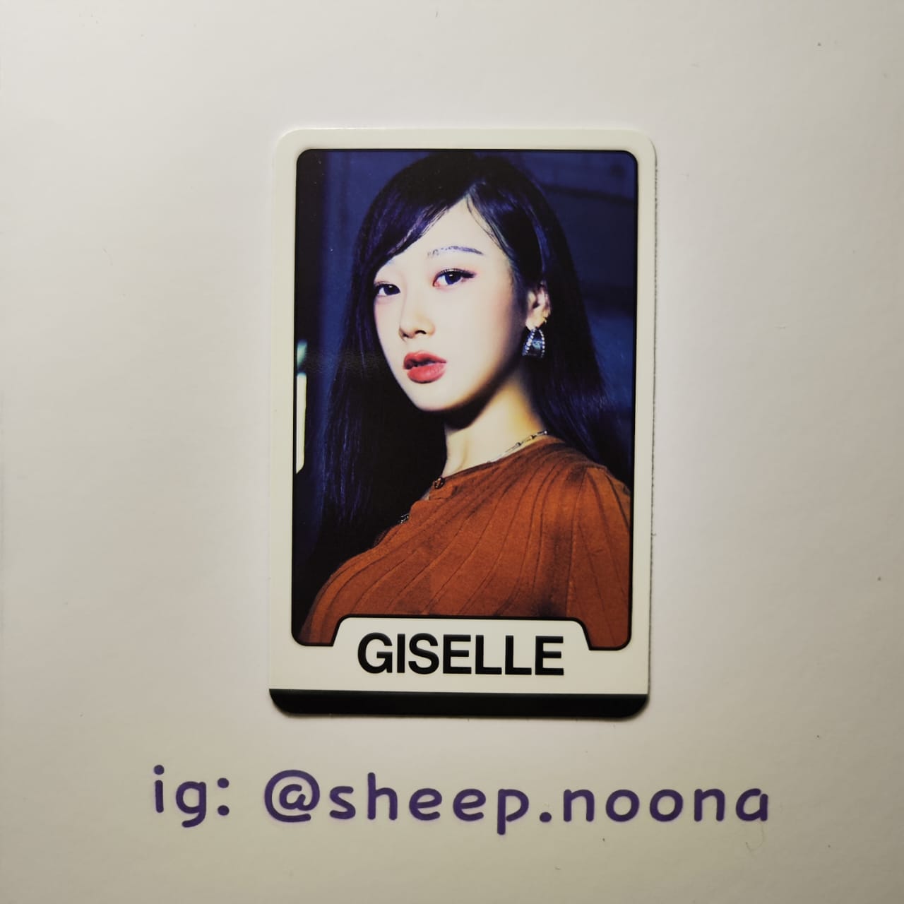 Photocards Giselle Aespa