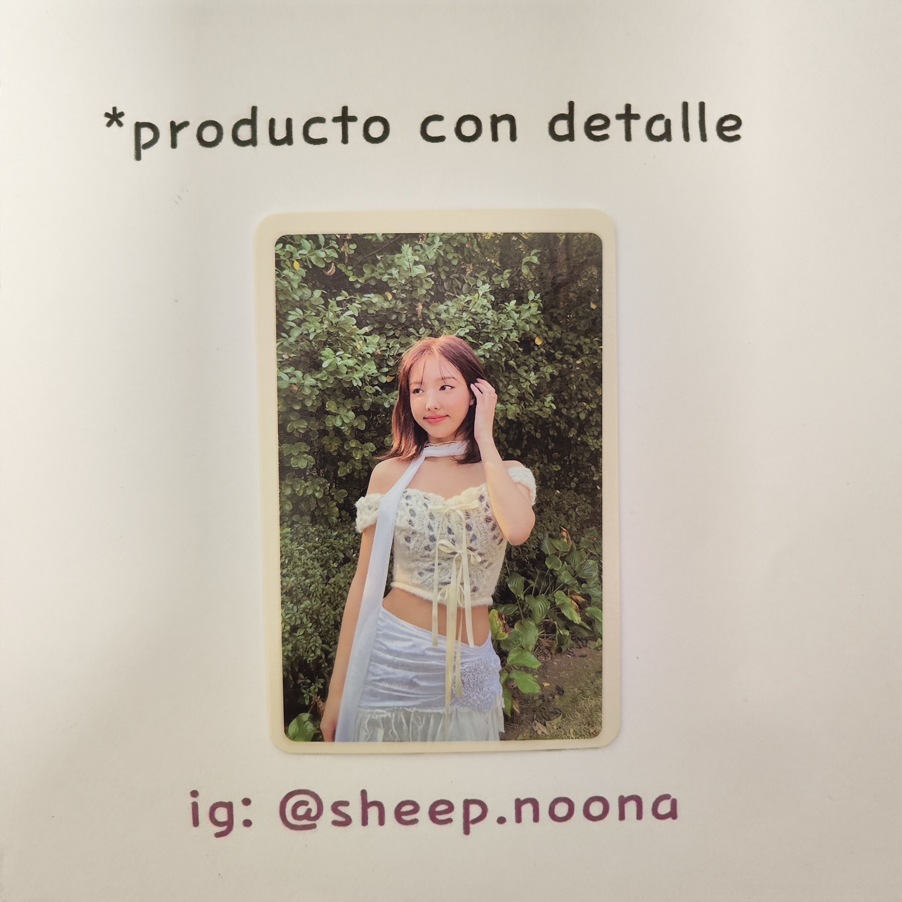 Photocard Nayeon Twice