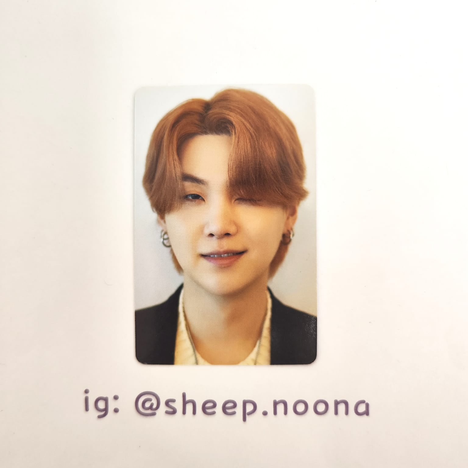 Photocards Suga BTS