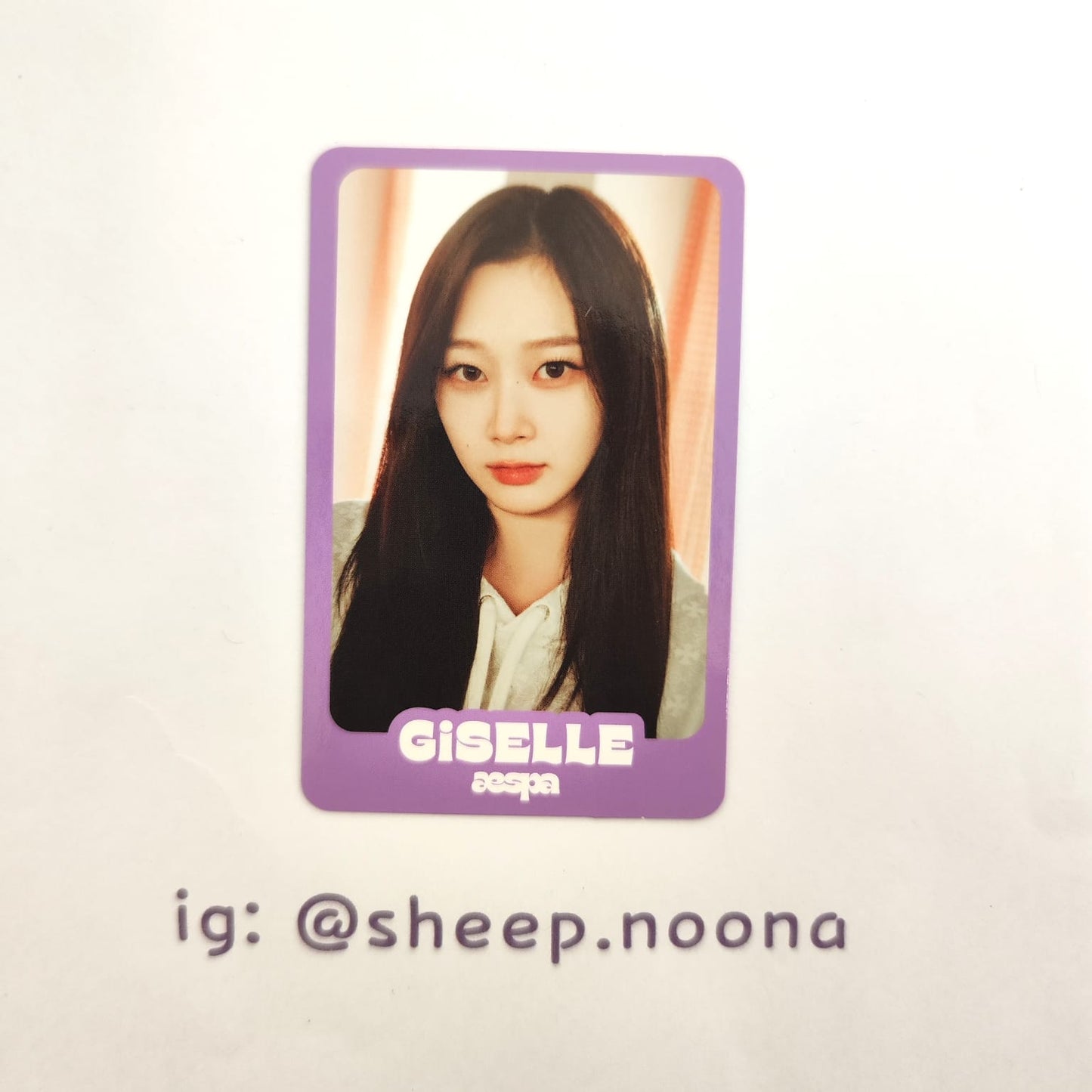 Photocards Giselle Aespa