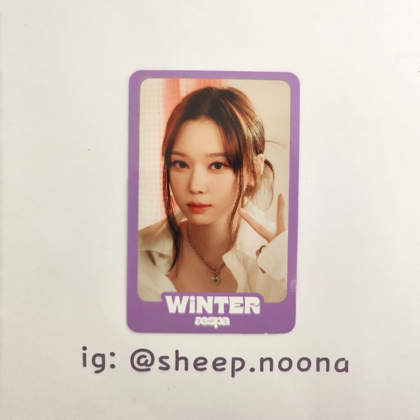 Photocards Winter Aespa