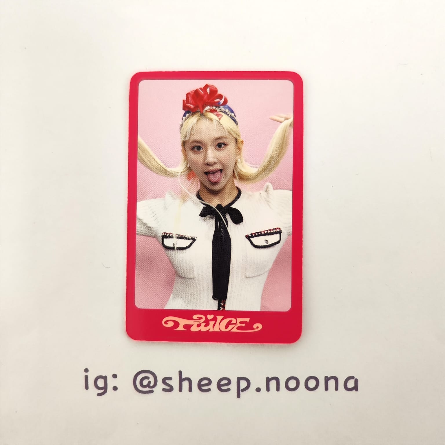 Photocards Chaeyoung Twice