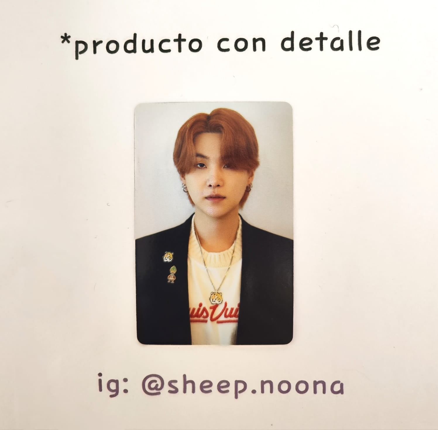 Photocards Suga BTS