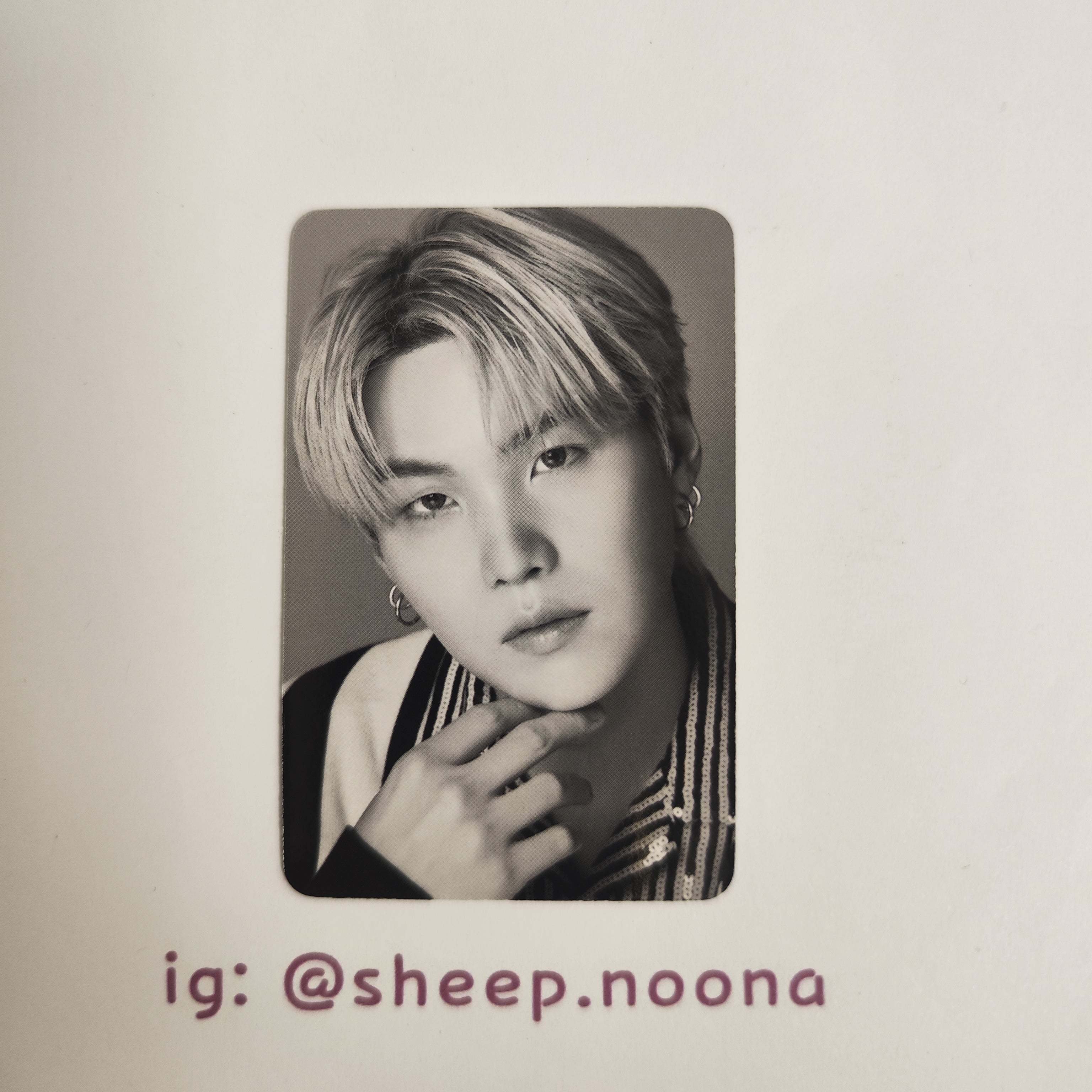 Photocards Suga BTS