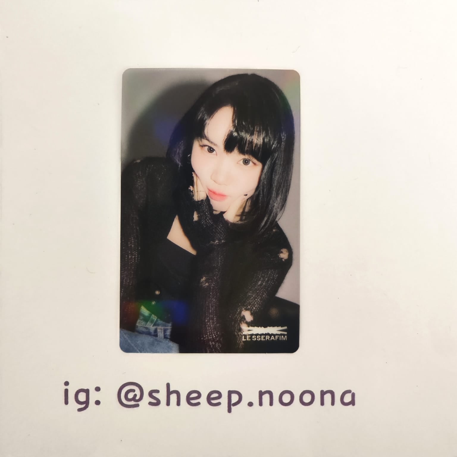 Photocards Chaewon Le Sserafim