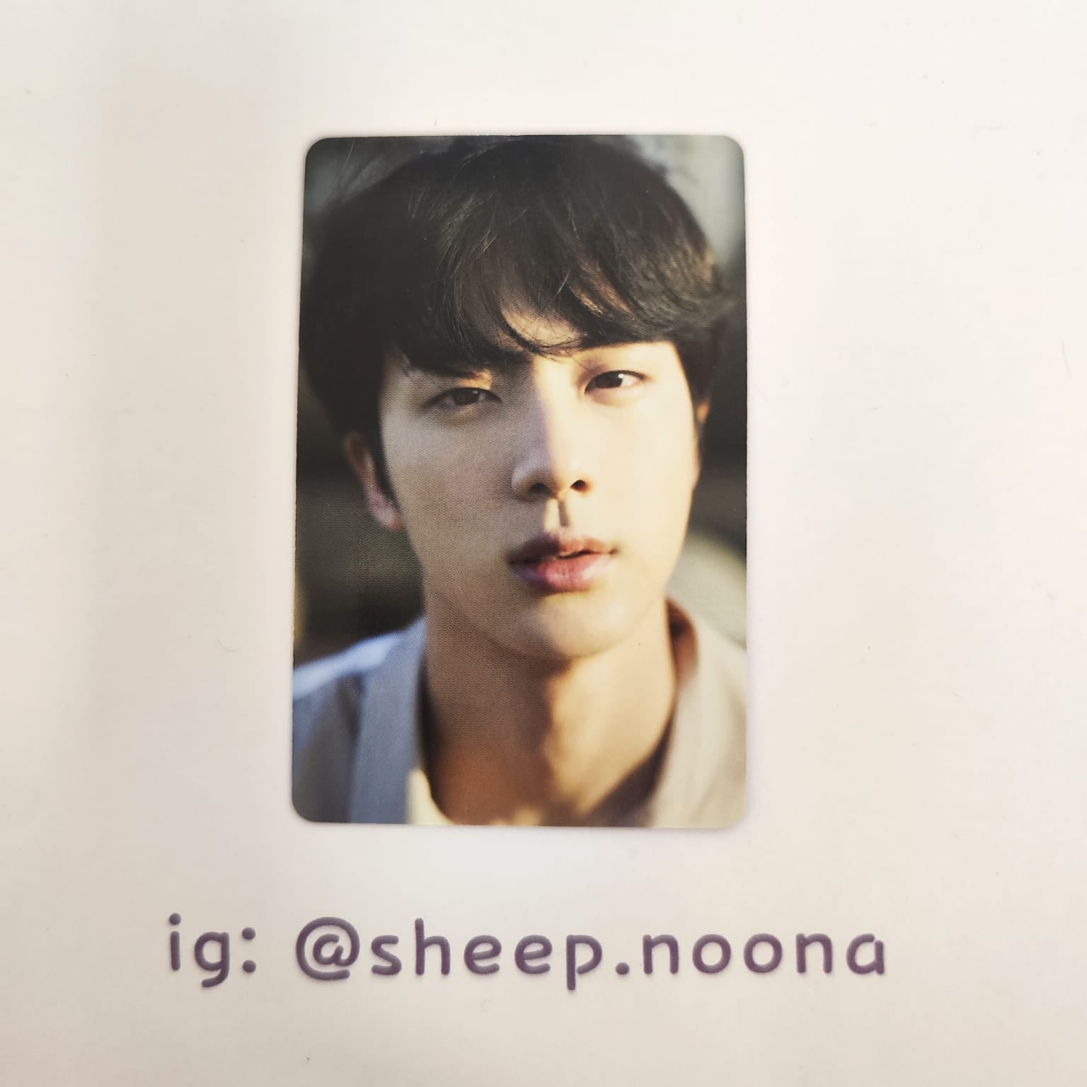 Photocards Jin BTS