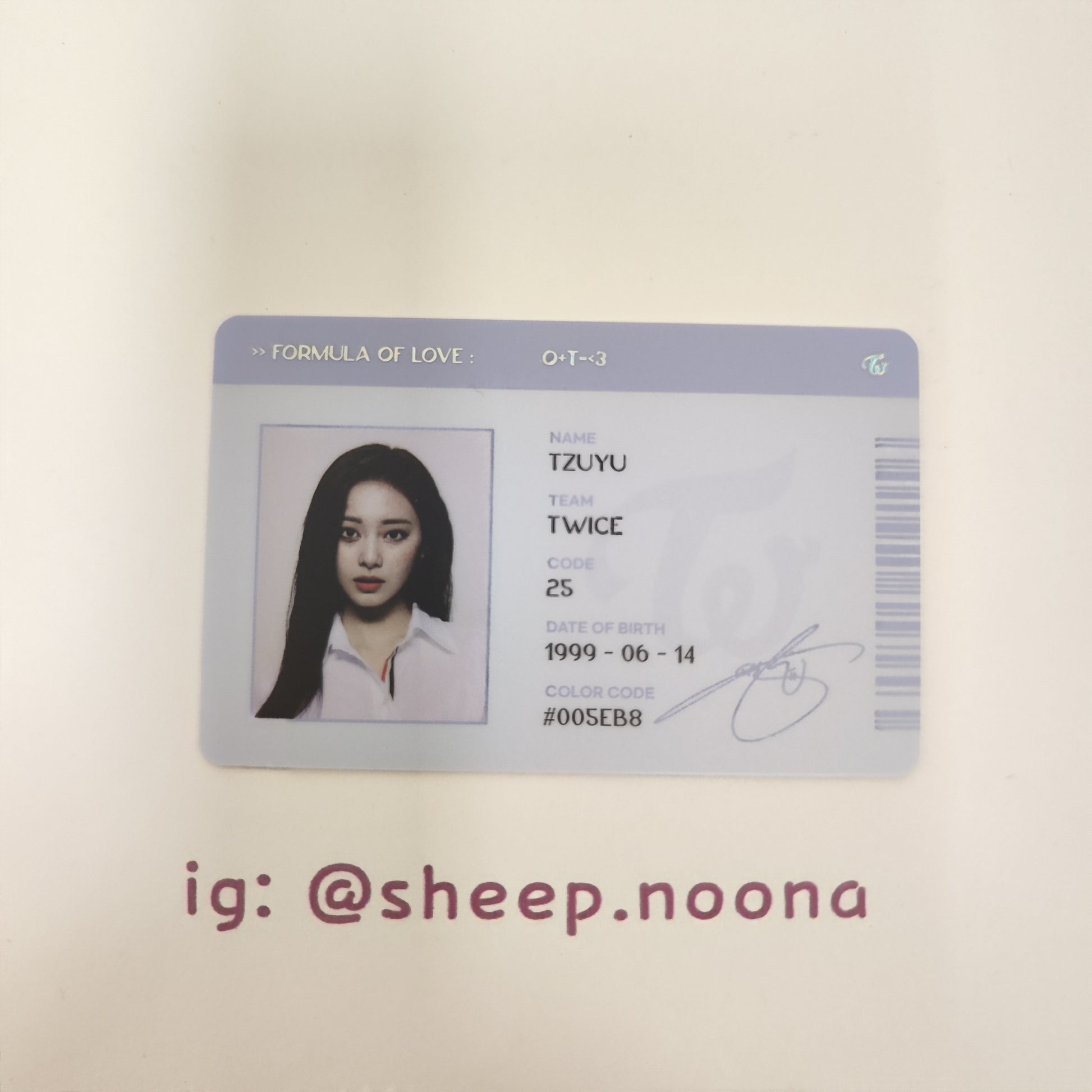Photocards Tzuyu Twice