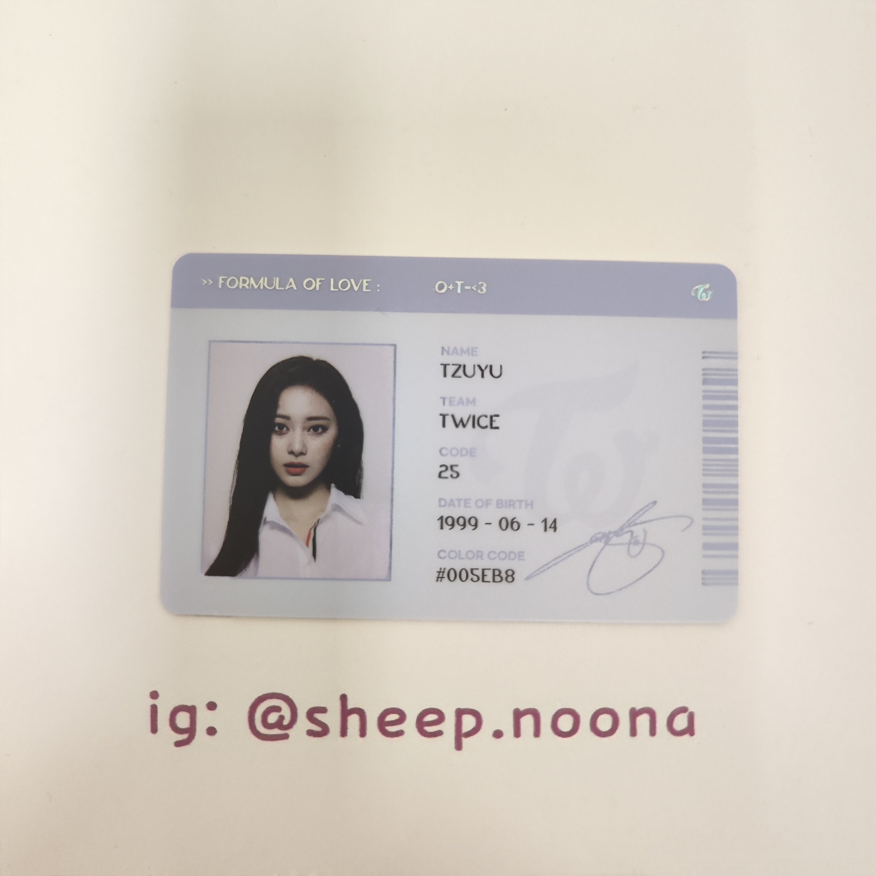 Photocards Tzuyu Twice