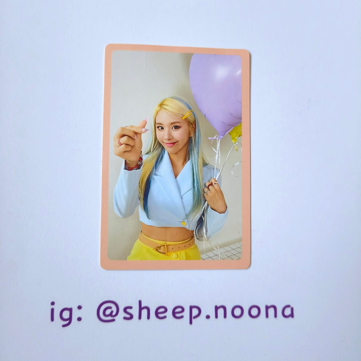 Photocards Chaeyoung Twice