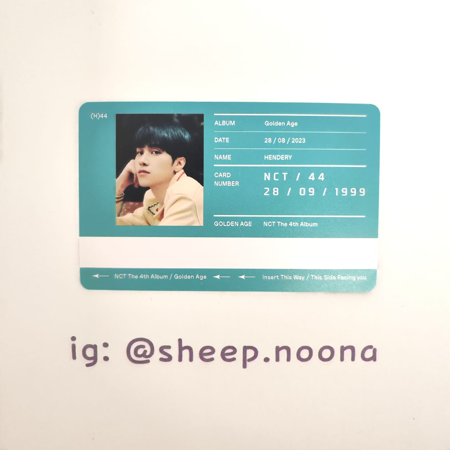 Photocards Hendery Wayv
