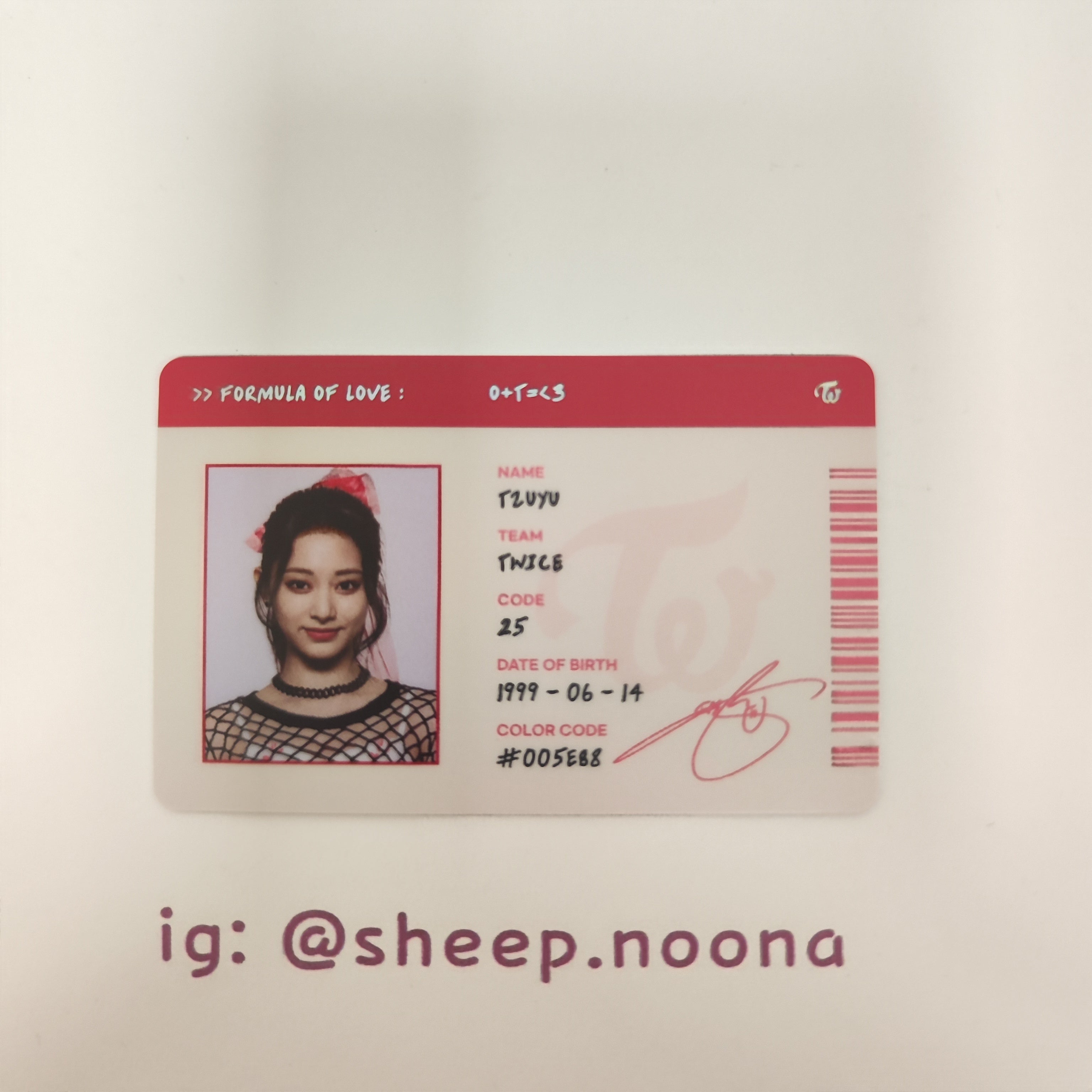 Photocards Tzuyu Twice