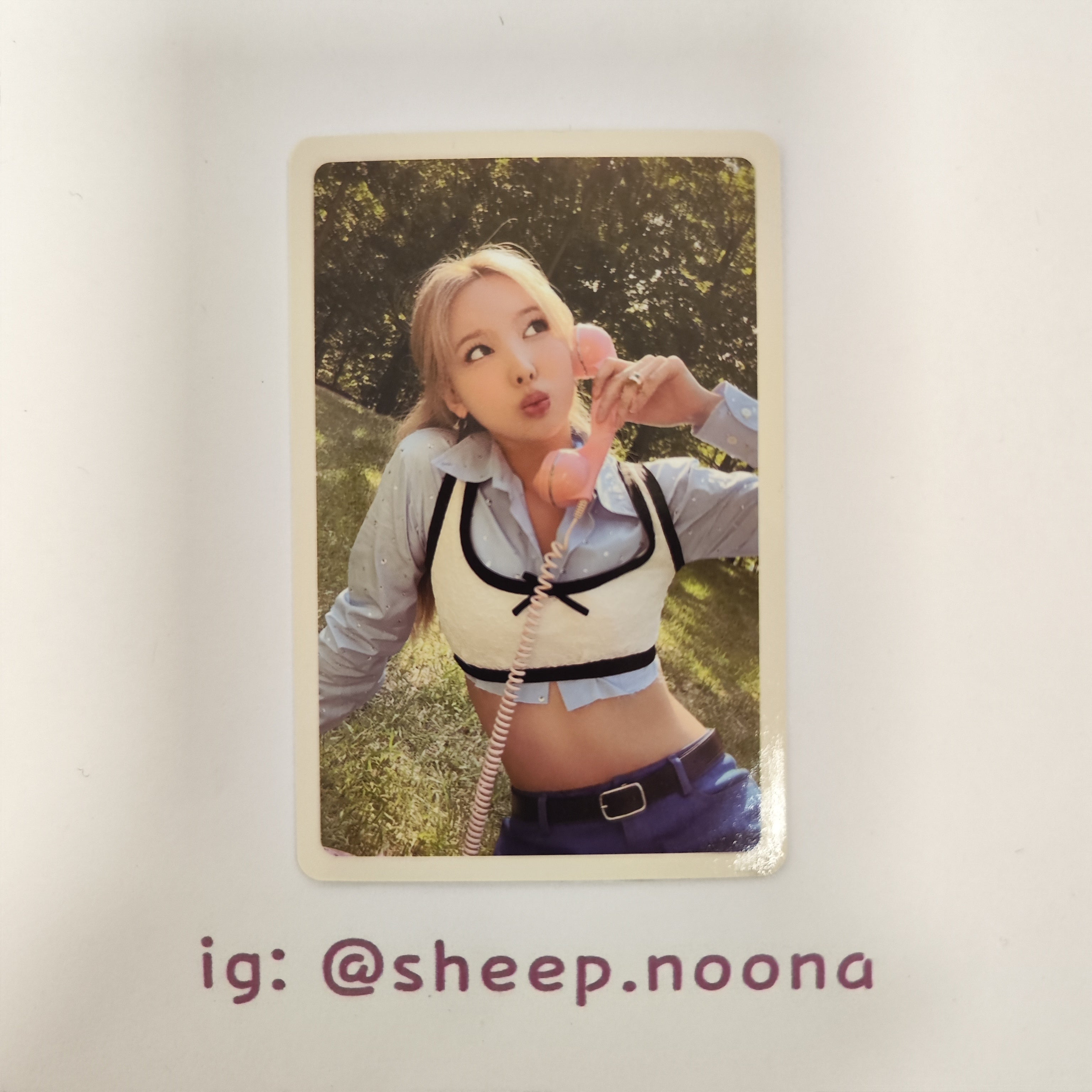 Photocard Nayeon Twice