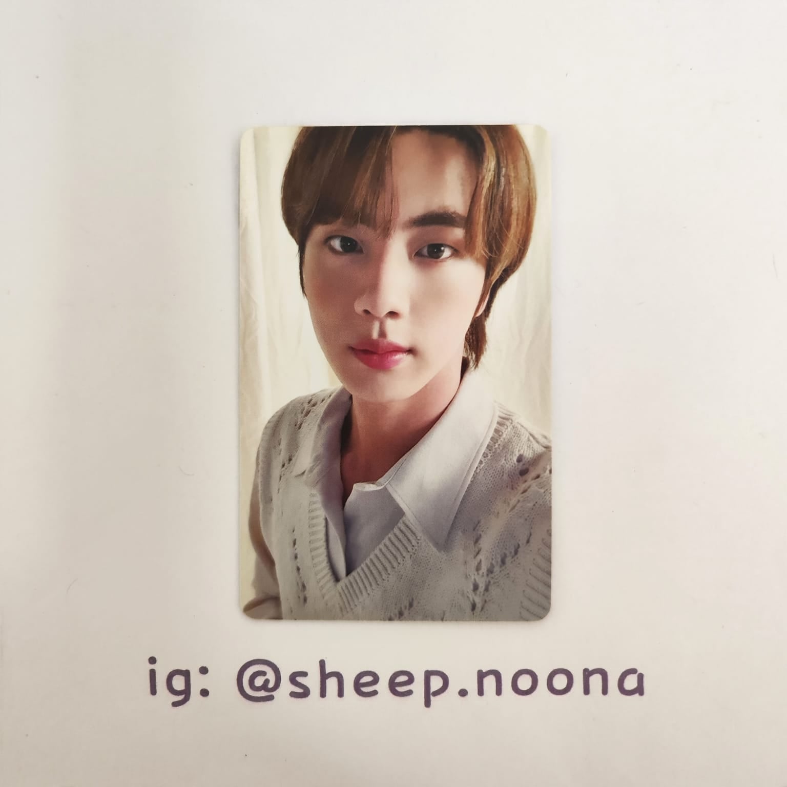Photocards Jin BTS