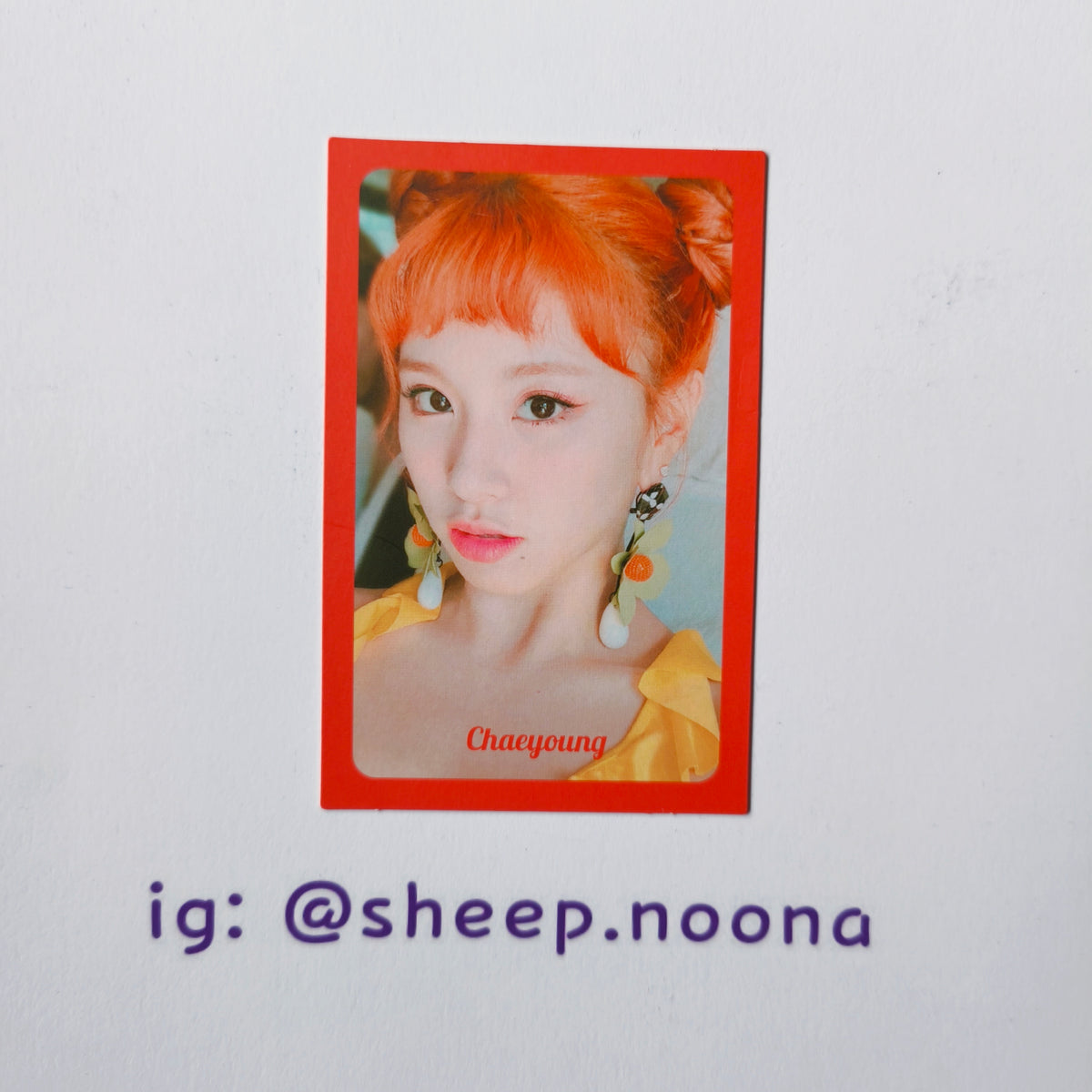 Photocards Chaeyoung Twice