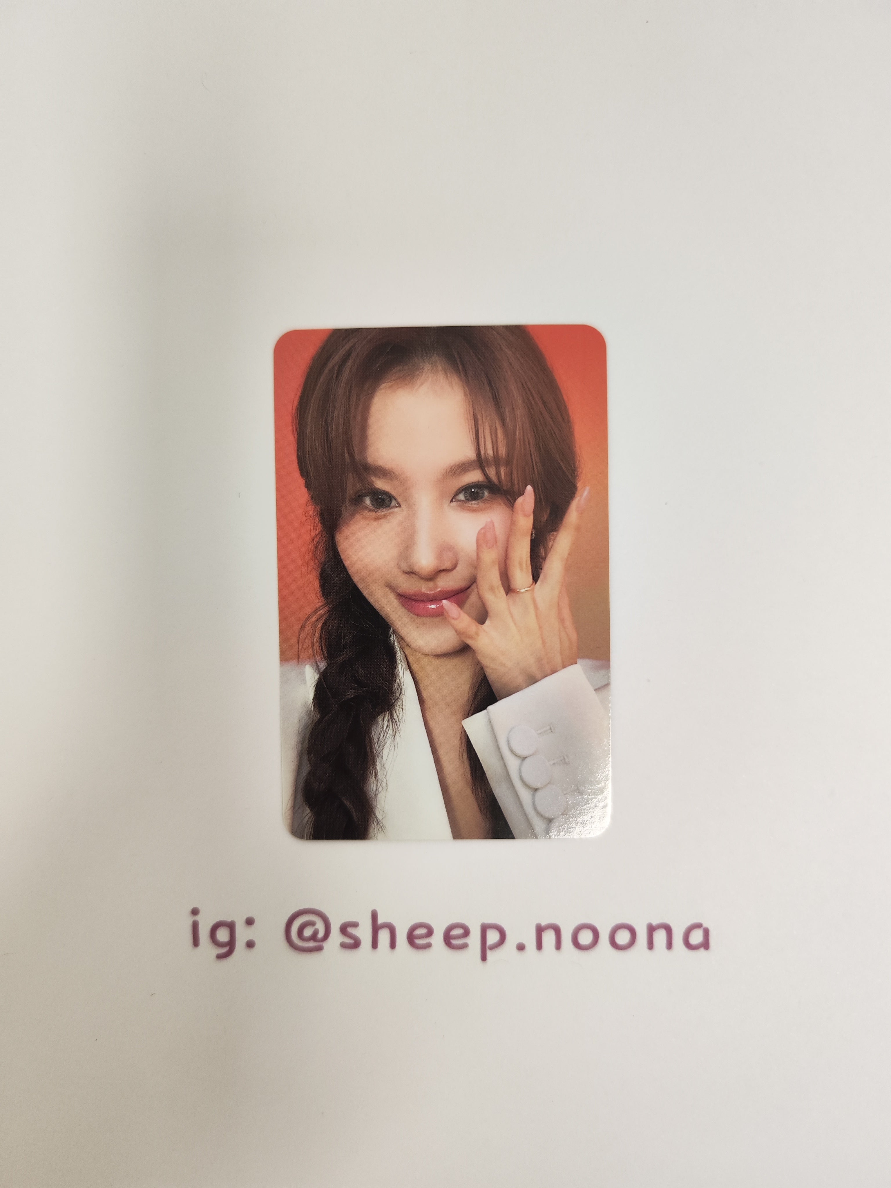 Photocard Sana Twice