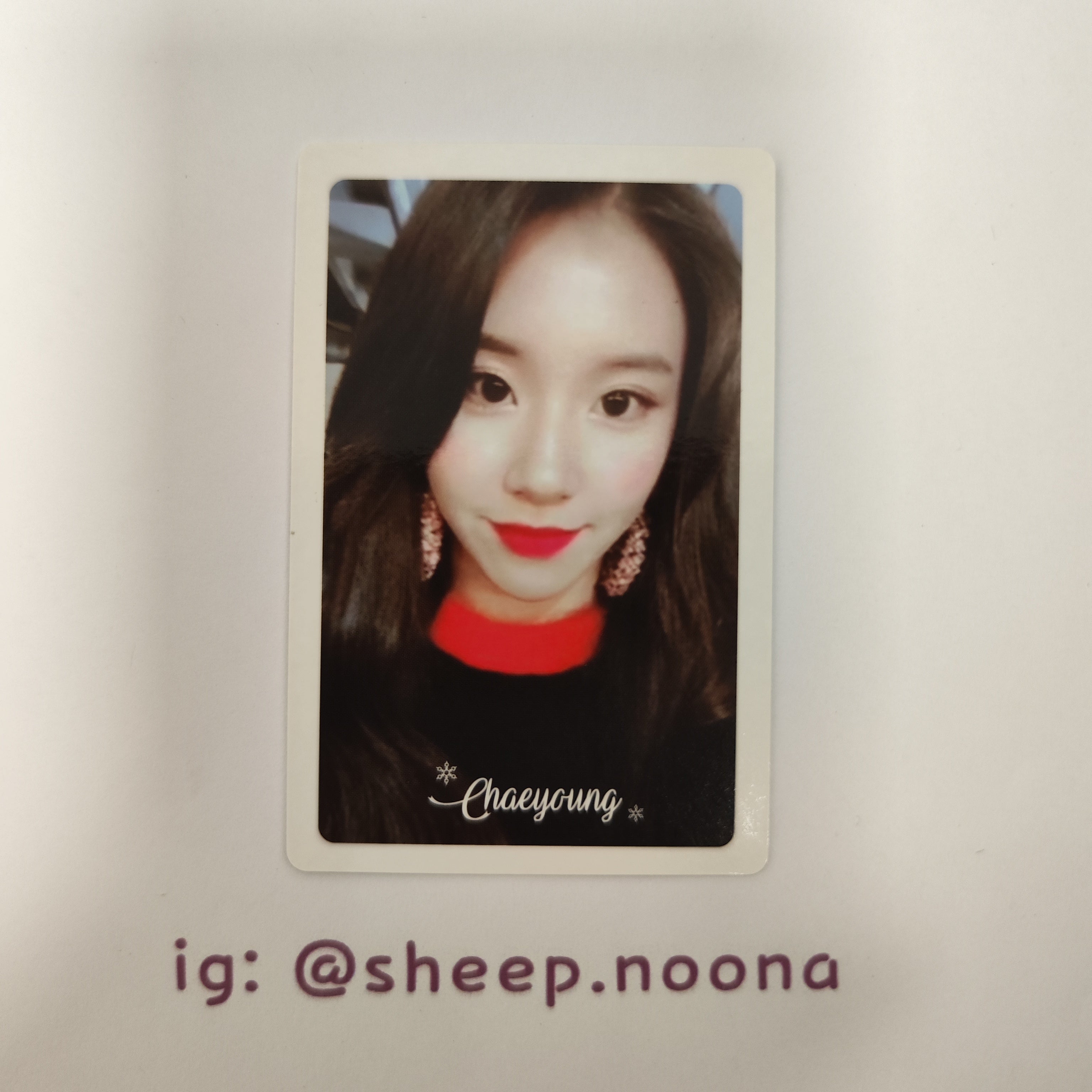 Photocards Chaeyoung Twice